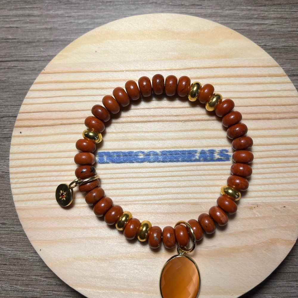 Healing Carnelian Beaded Bracelet